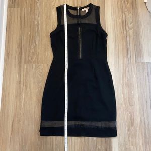 🌸Little black dress with sheer paneling